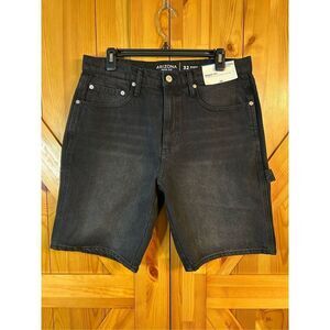 Arizona Jean Co. Men's Baggy Fit Black Denim Shorts Size 32 NWT (0198)